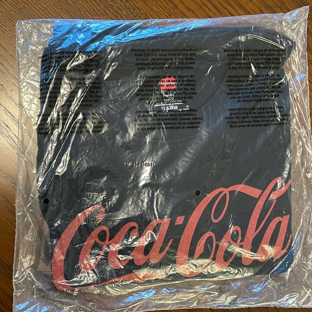 Coca Cola Zero size L Hanes branded T-Shirt